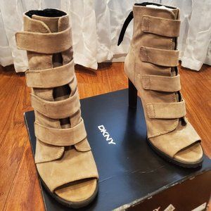Blake Lug Sole Peep-Toe Booties